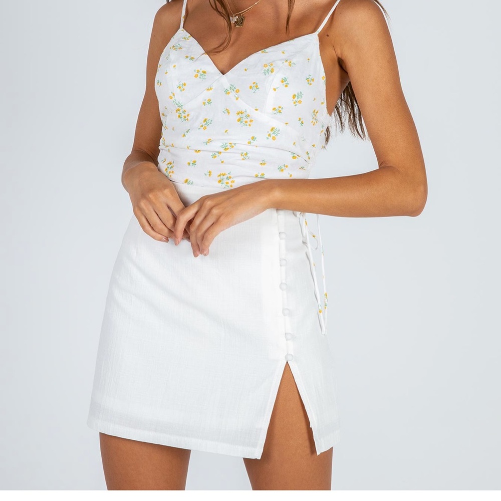Princess Polly White Skirt